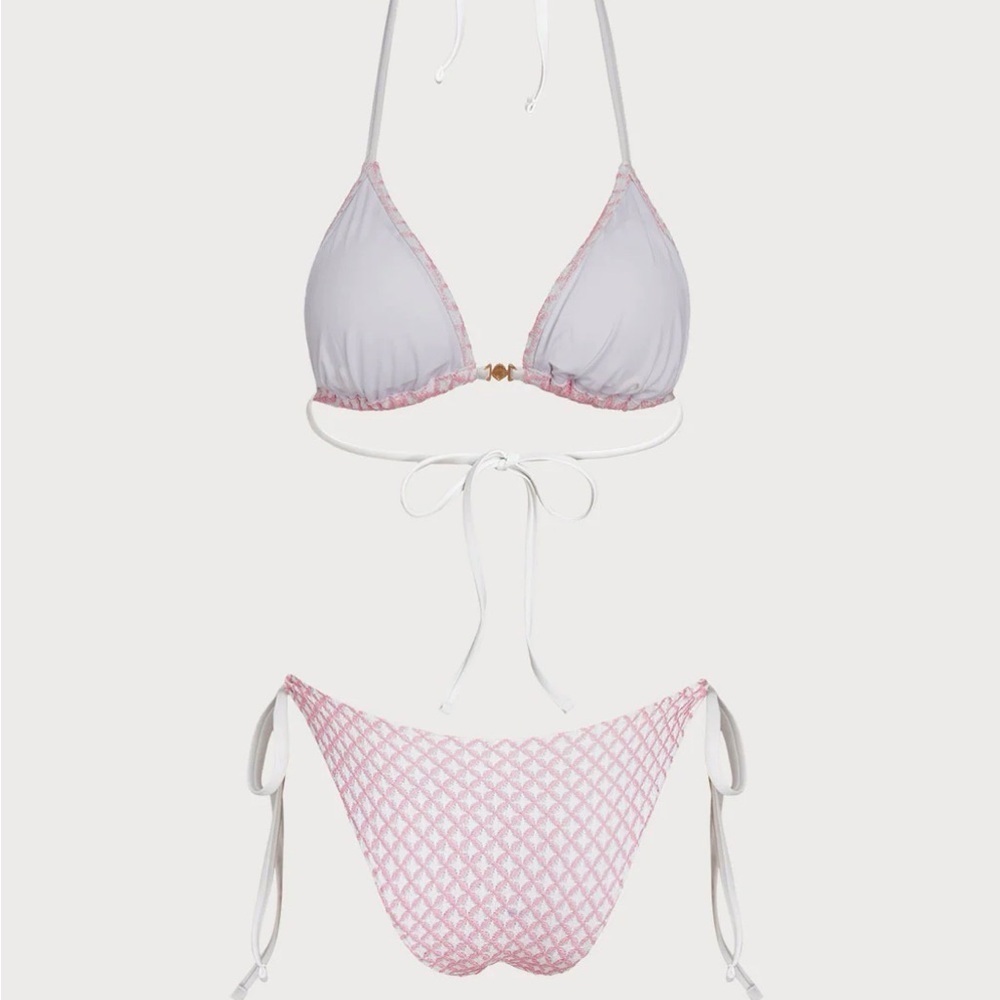 Samiol Medium Pink Patterned Bikini Set - Picture 5 of 5